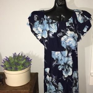 Saved by the dress off the shoulder maxi // medium